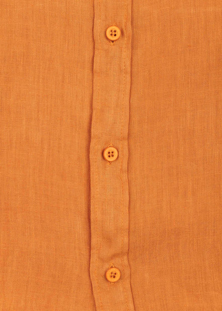 LINEN SHIRT WITH POCKETS, SHORT SLEEVE