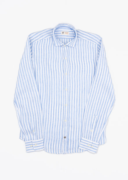 CAMISA DE LINHO LISTRADA FLASH