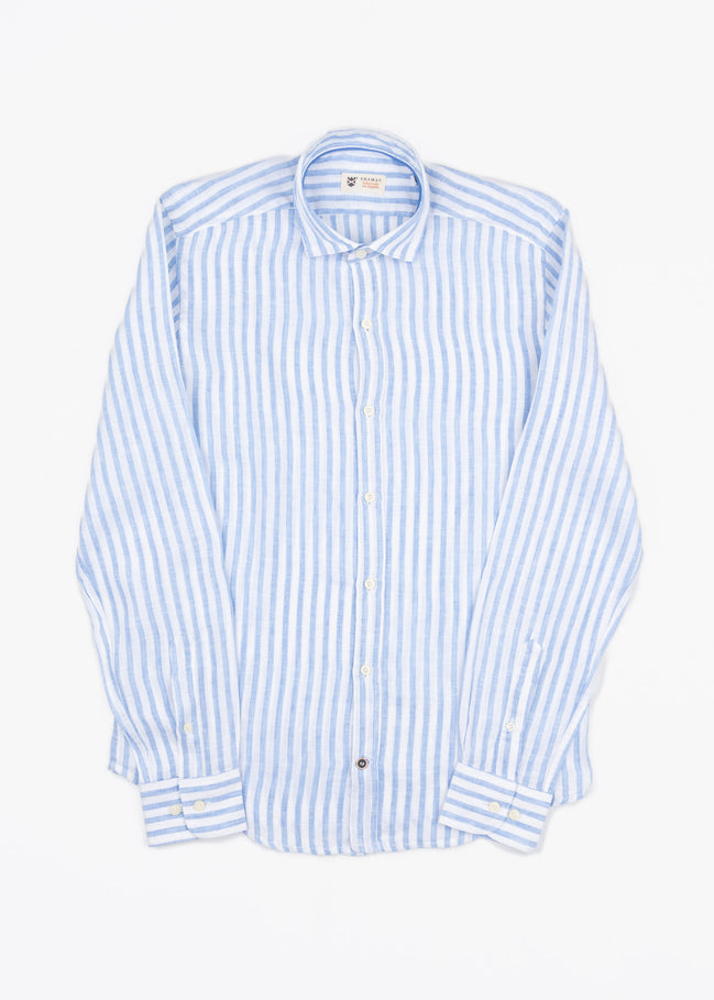 CAMISA DE LINHO LISTRADA FLASH