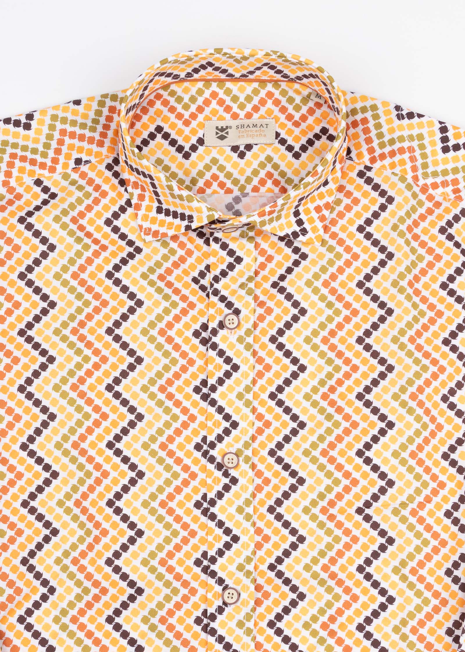 RETRO ELASTAN PRINTED SHIRT
