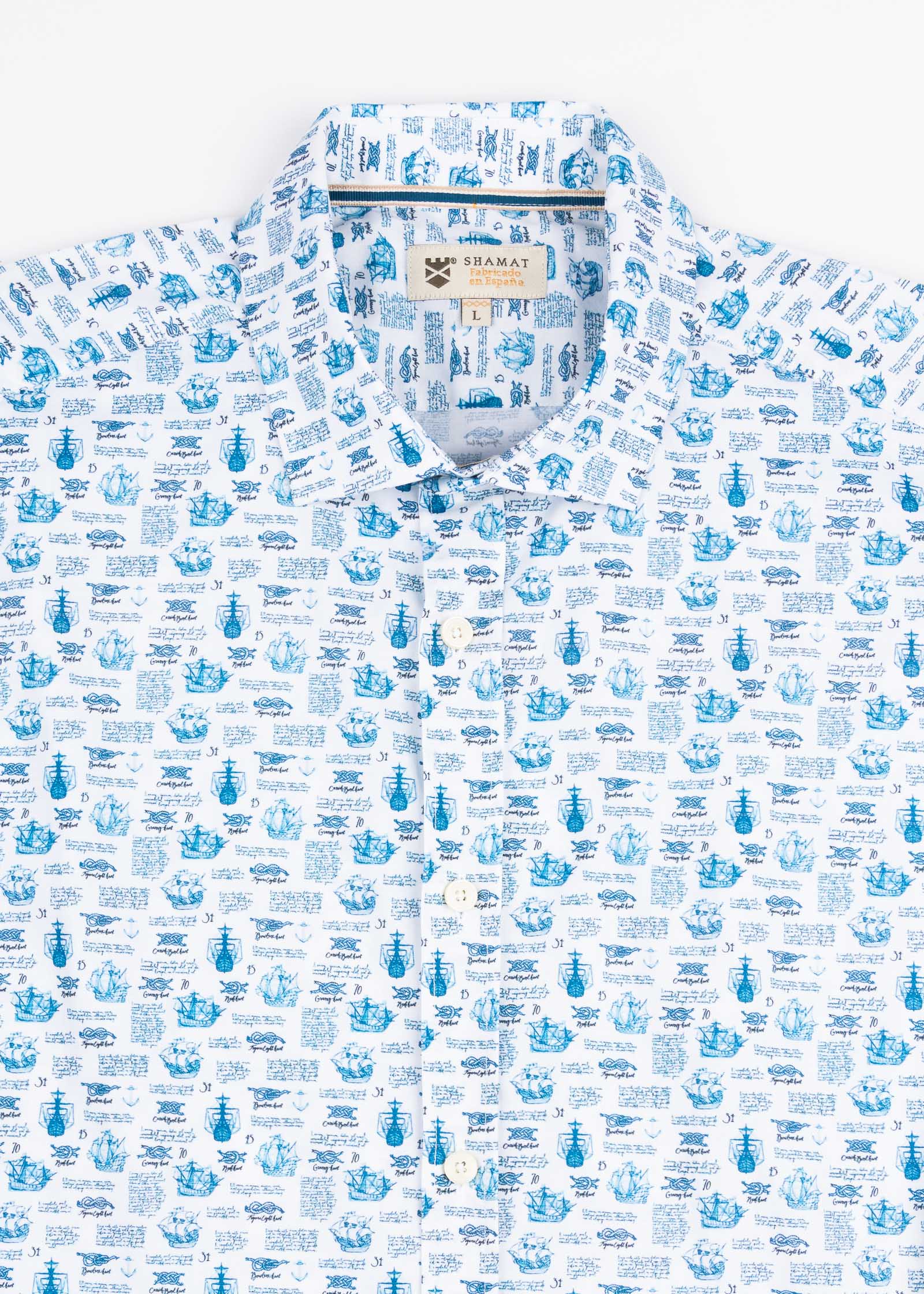 CAMISOLA ML EST ALG/ELAST BOATS
