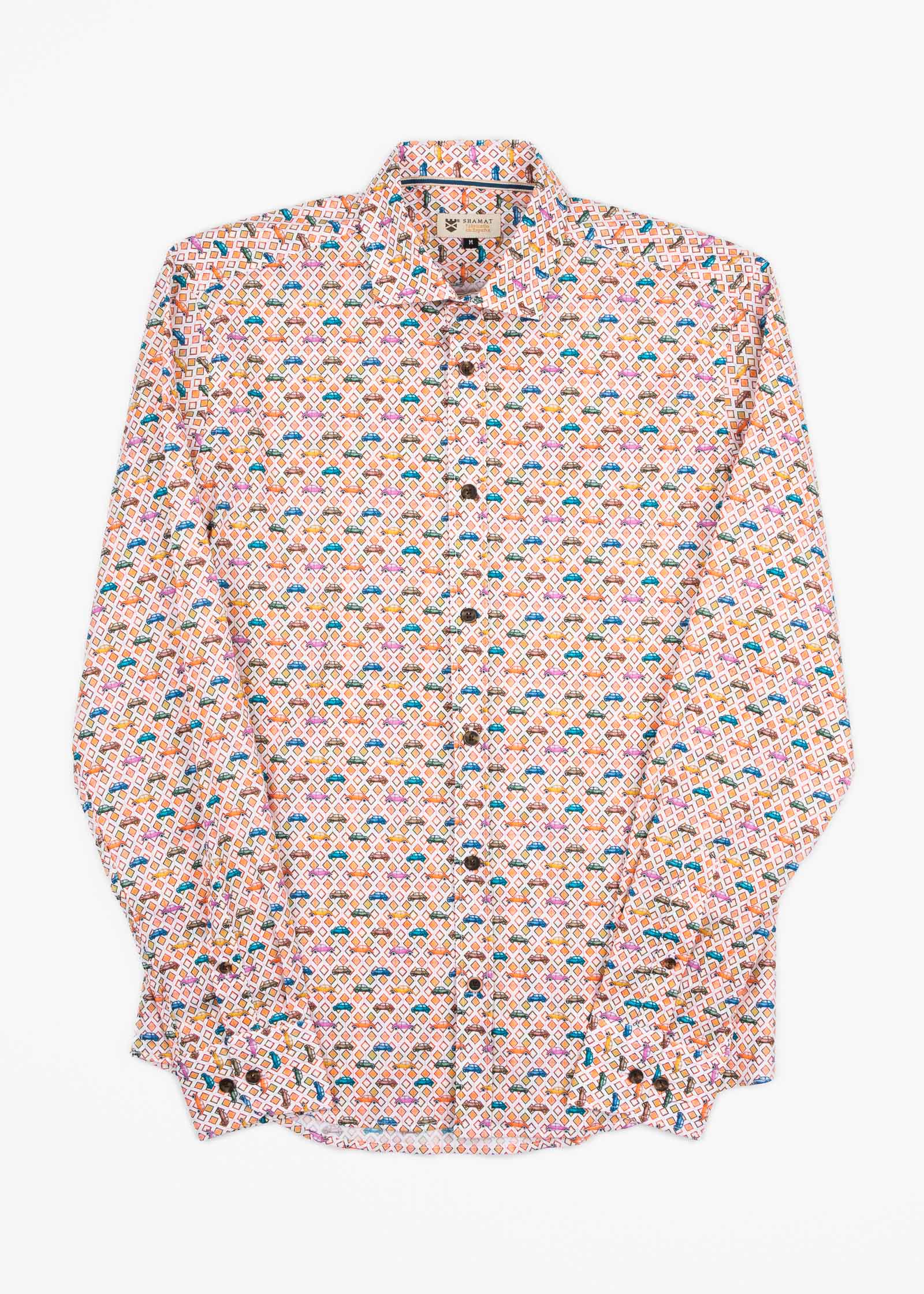 ML EST ALG/ELAST CARS SHIRT