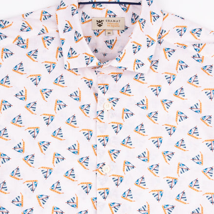 SAILBOATS VOILÈ PRINTED SHIRT