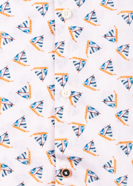 SAILBOATS VOILÈ PRINTED SHIRT