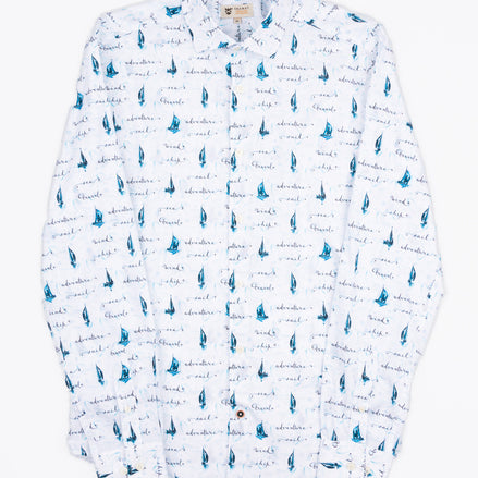 VOILÈ SAILING PRINTED SHIRT