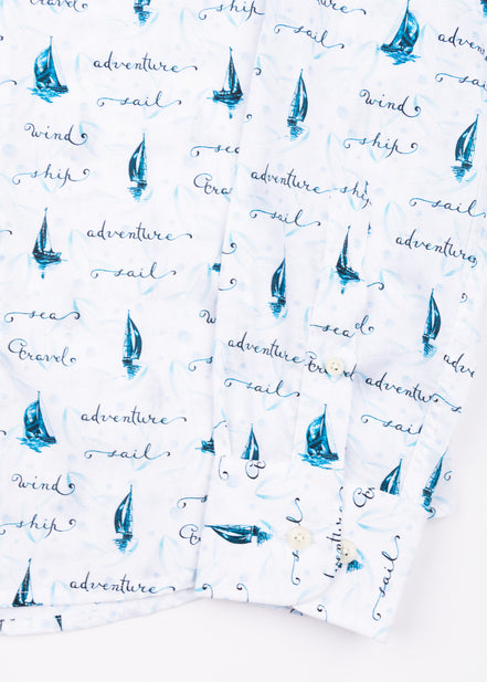 VOILÈ SAILING PRINTED SHIRT