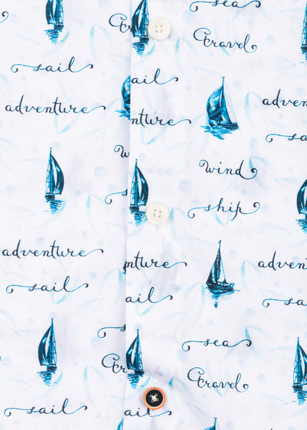 VOILÈ SAILING PRINTED SHIRT