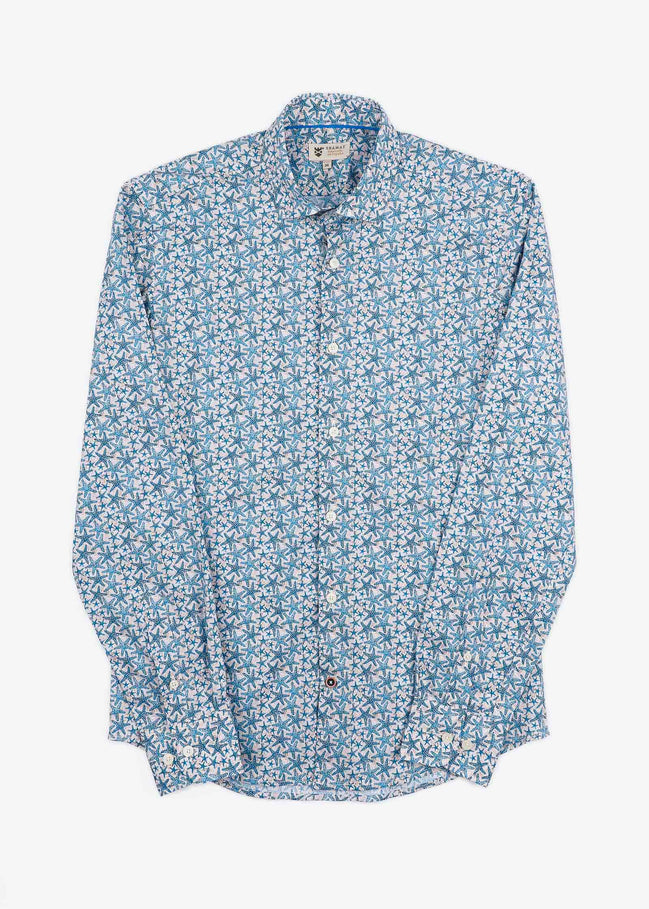 PRINTED ELASTANE SHIRT