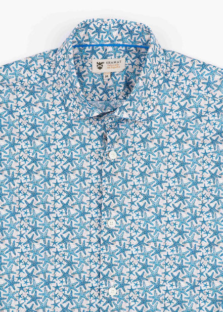 PRINTED ELASTANE SHIRT