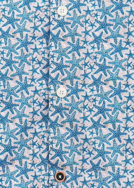 PRINTED ELASTANE SHIRT