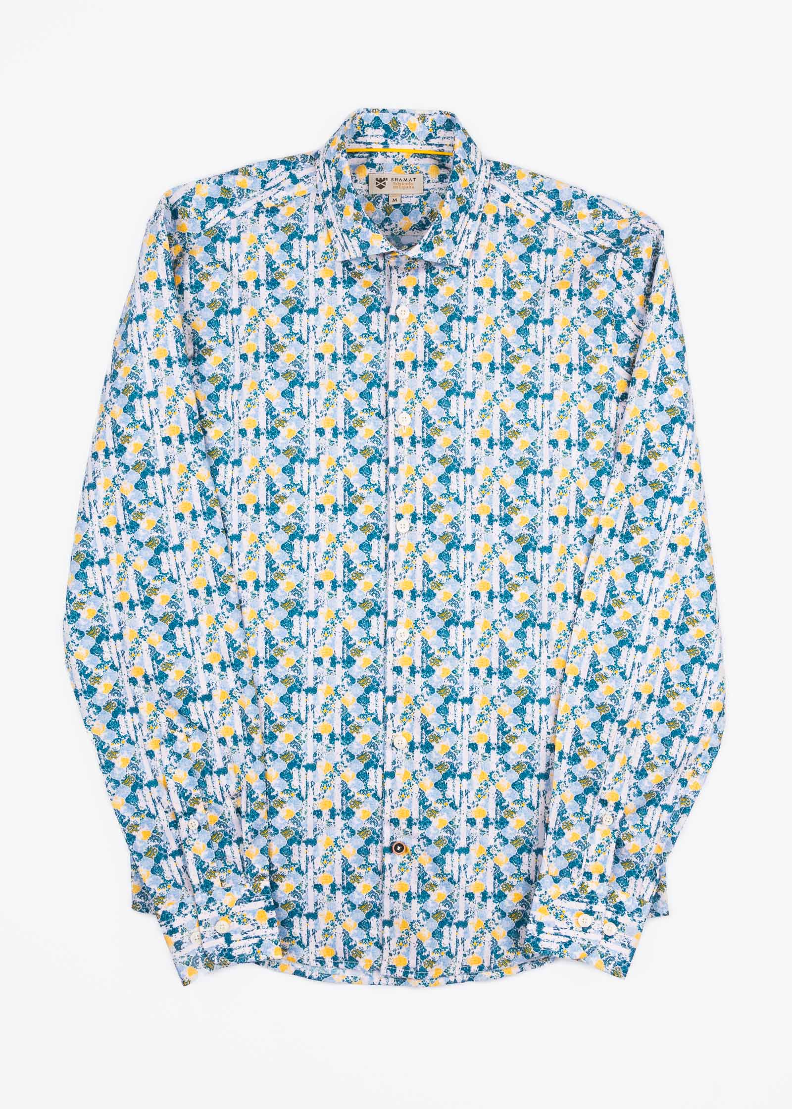 PRINTED ELASTANE SHIRT