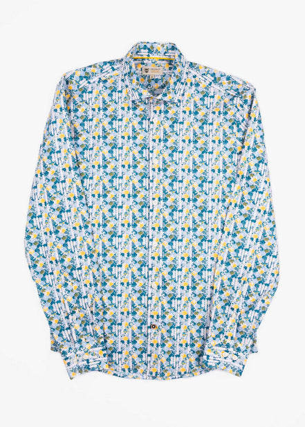 PRINTED ELASTANE SHIRT