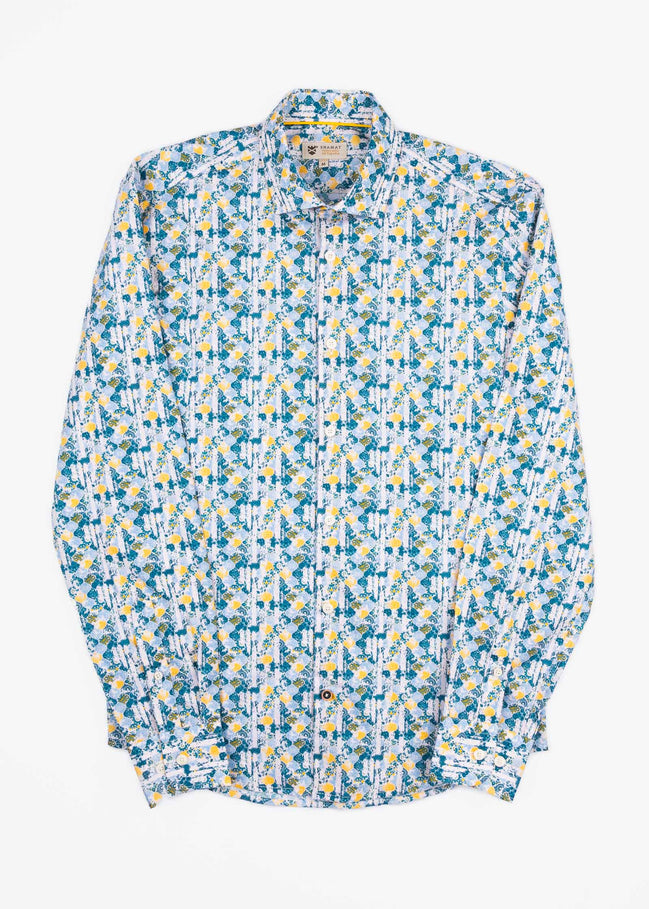 PRINTED ELASTANE SHIRT