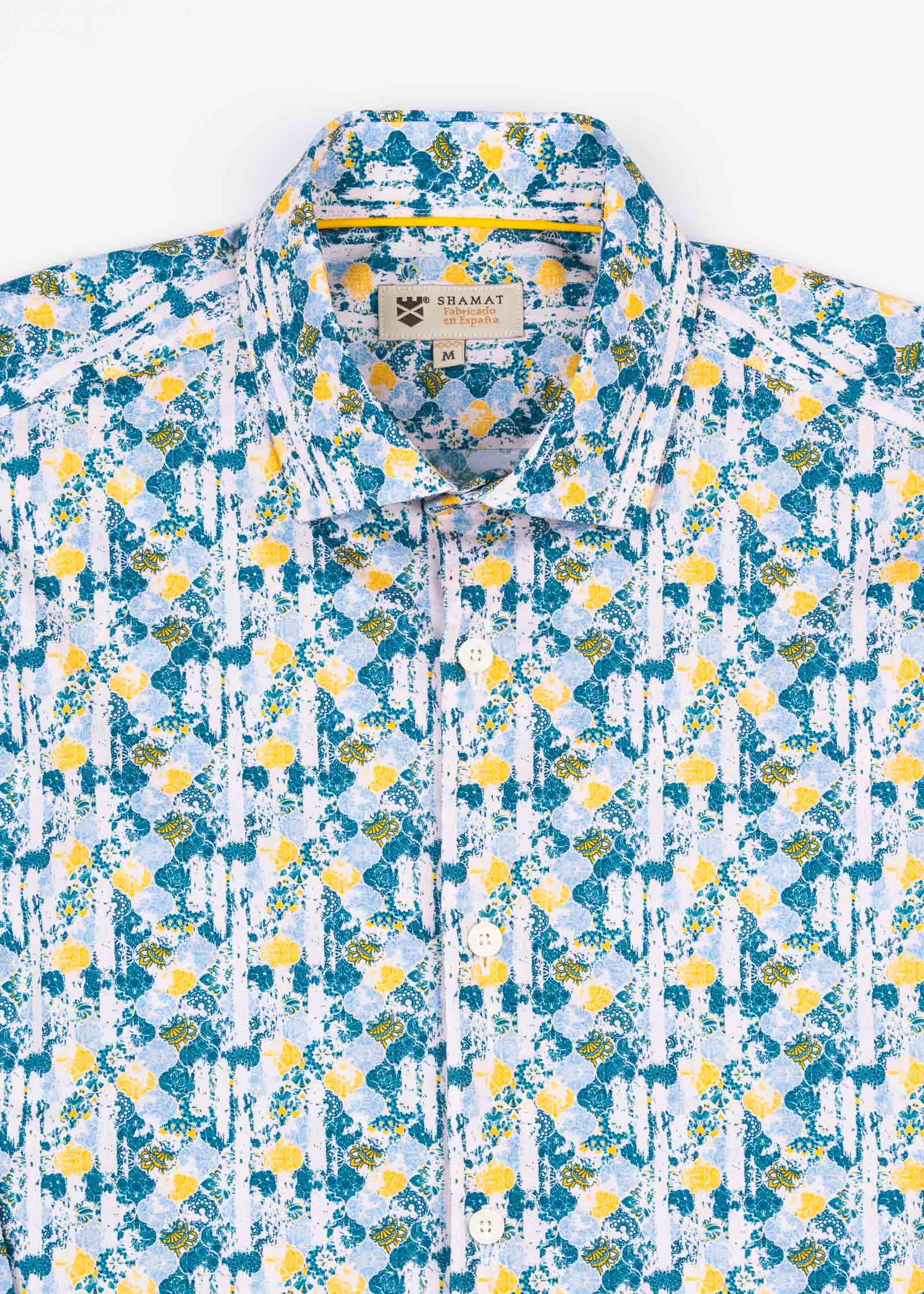 PRINTED ELASTANE SHIRT