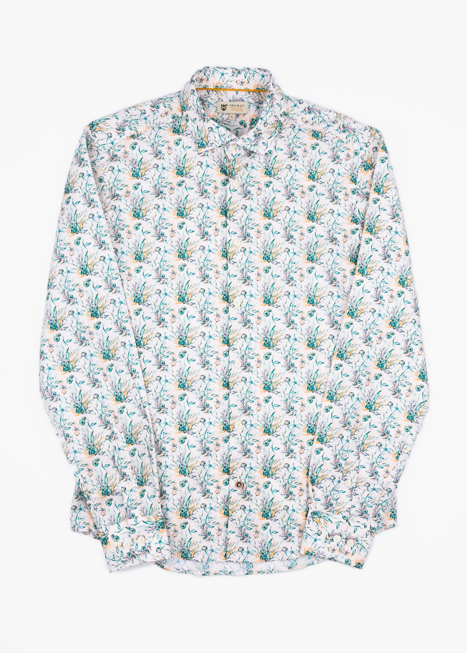 PRINTED ELASTANE SHIRT