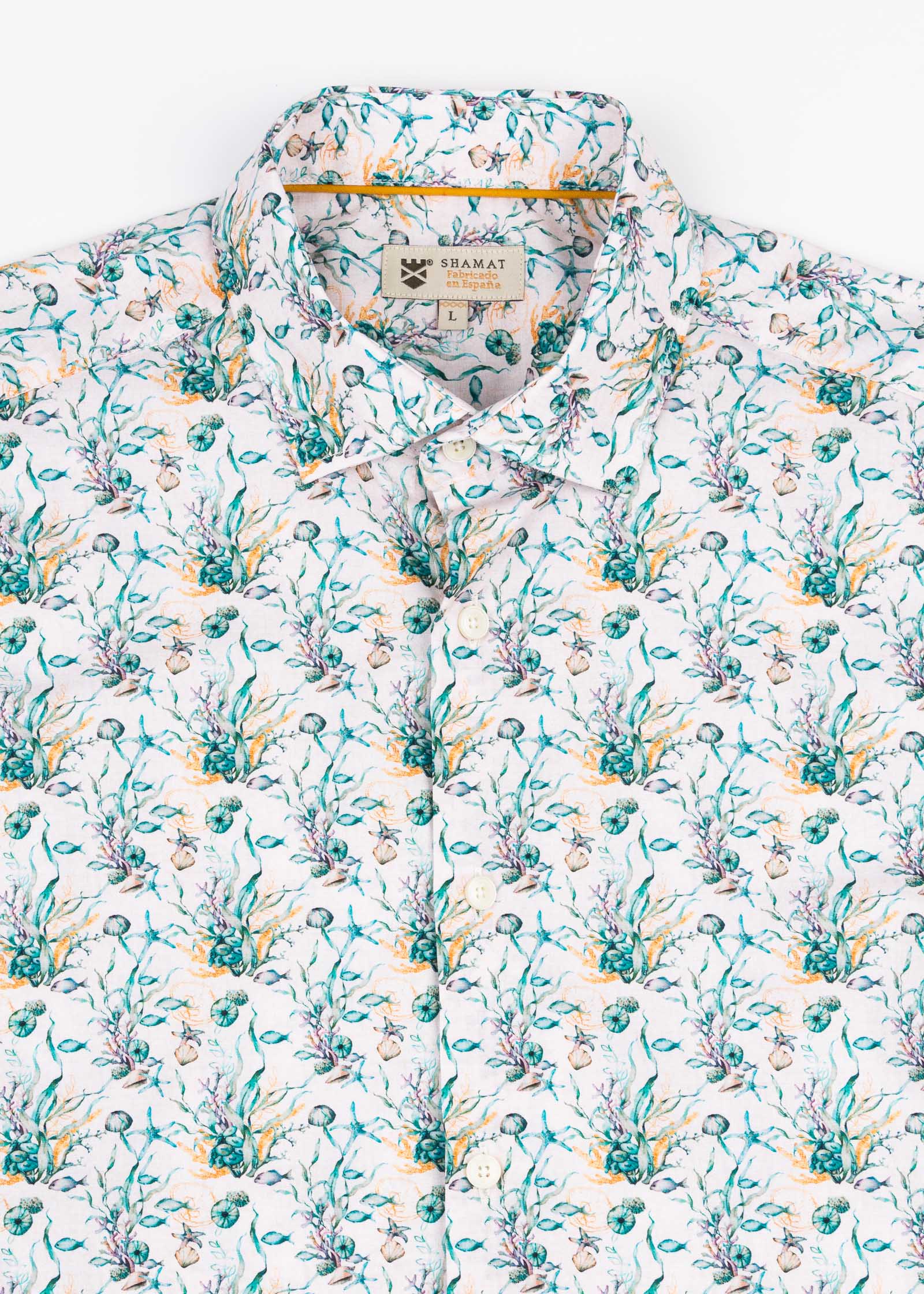 PRINTED ELASTANE SHIRT
