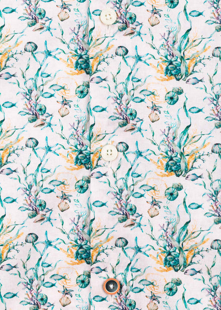 PRINTED ELASTANE SHIRT