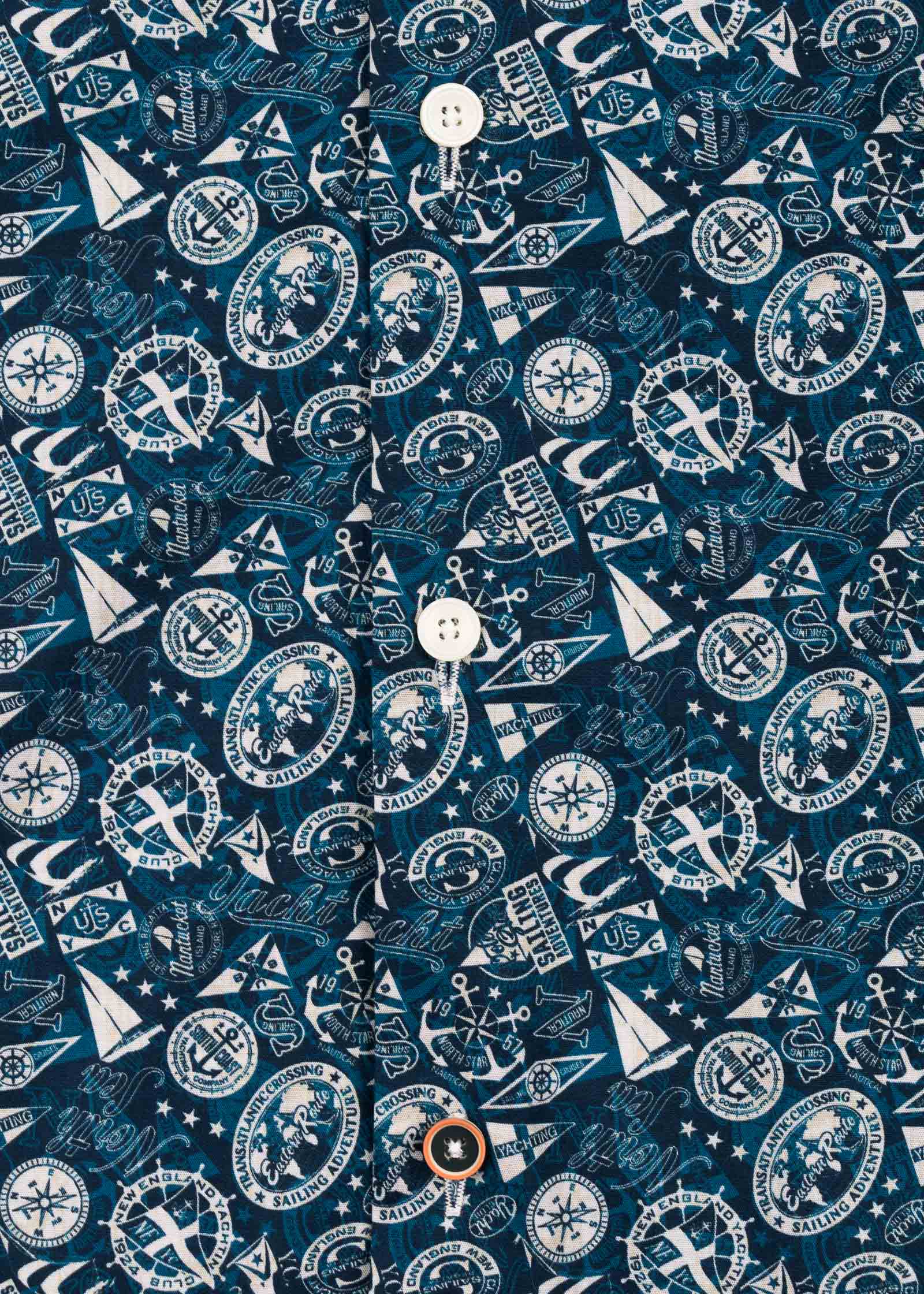 PRINTED ELASTANE SHIRT