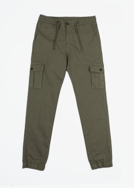 TEXTURED CARGO PANTS