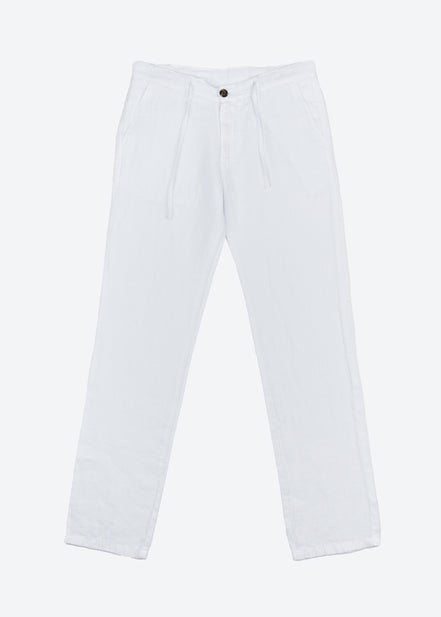 LINEN PANTS WITH DRAWSTRING