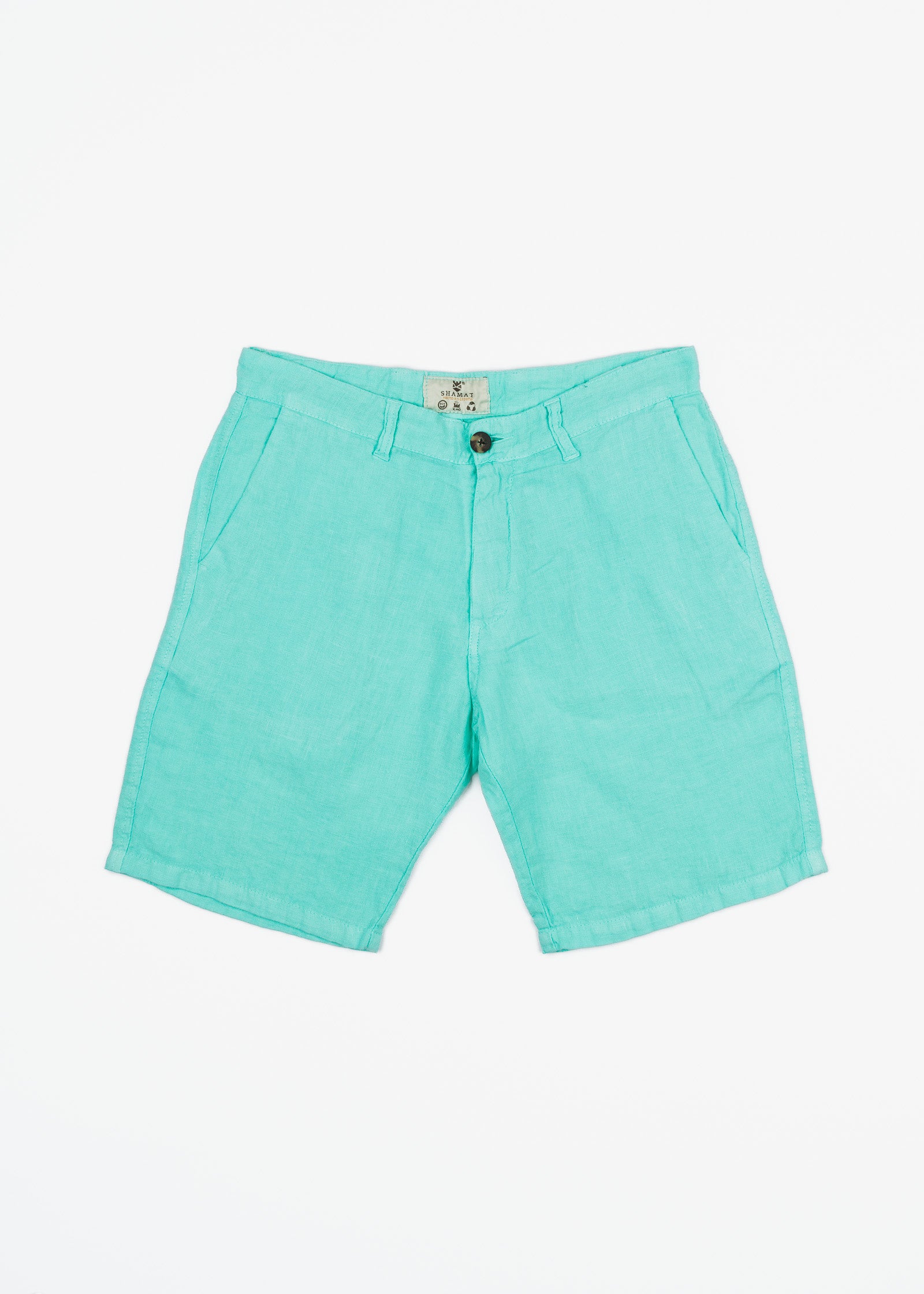 Classic Chinese Linen Bermuda Shorts