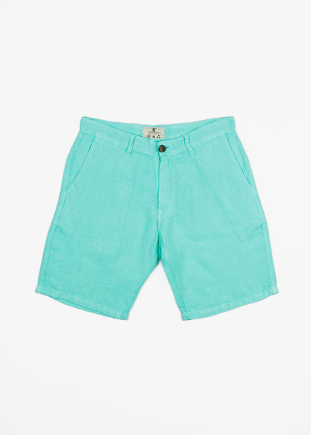 Classic Chinese Linen Bermuda Shorts