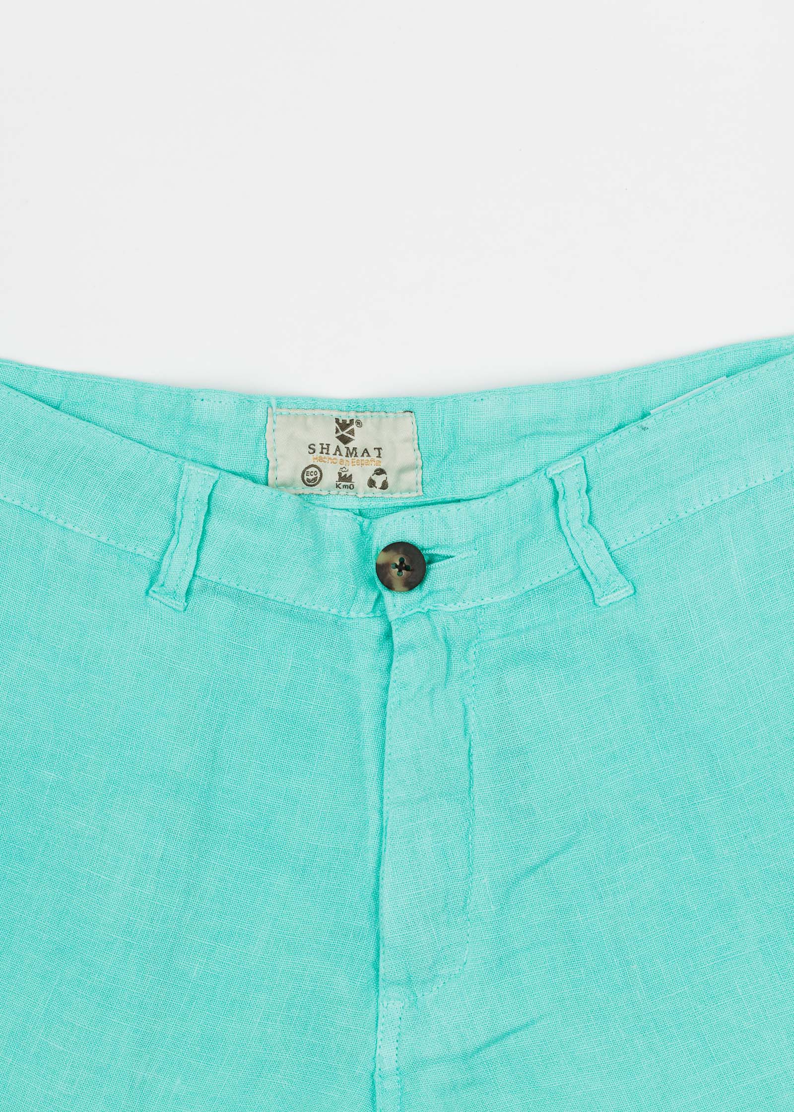 Classic Chinese Linen Bermuda Shorts