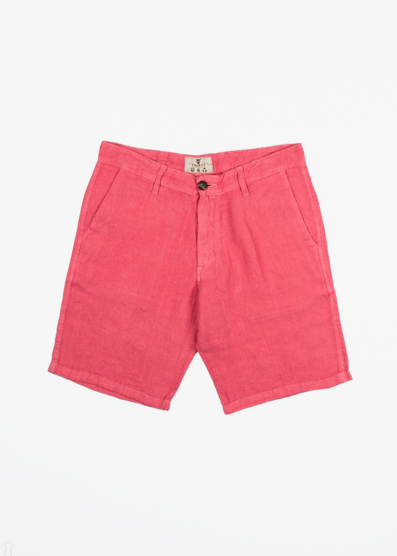 Classic Chinese Linen Bermuda Shorts