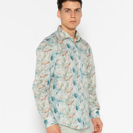 HISTORY ELASTAN PRINTED SHIRT