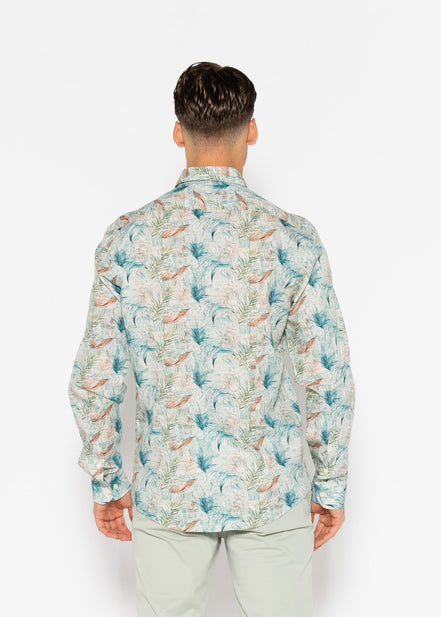 CAMISA ESTAMPADA DE ELASTANO HISTORY