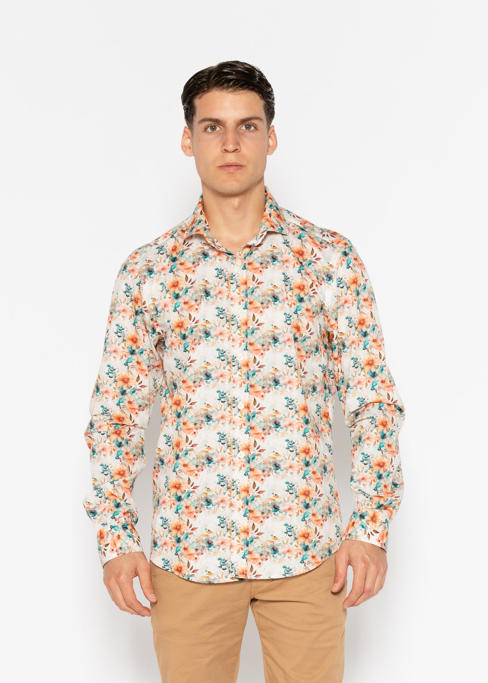 CAMISA ESTAMPADA DE ELASTÃO DE OUTONO
