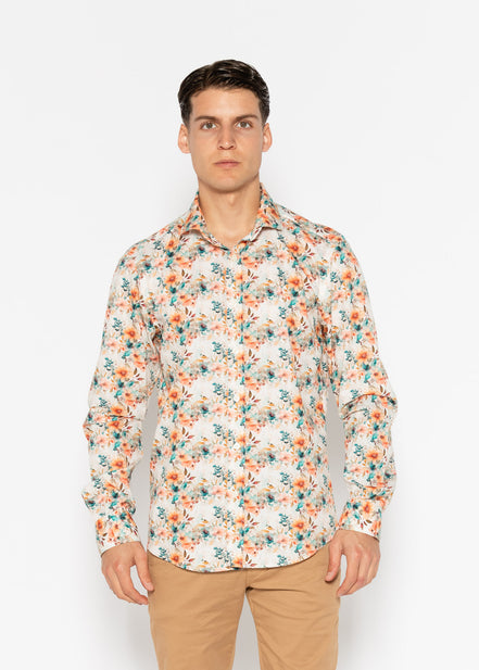 CAMISA ESTAMPADA DE ELASTÃO DE OUTONO