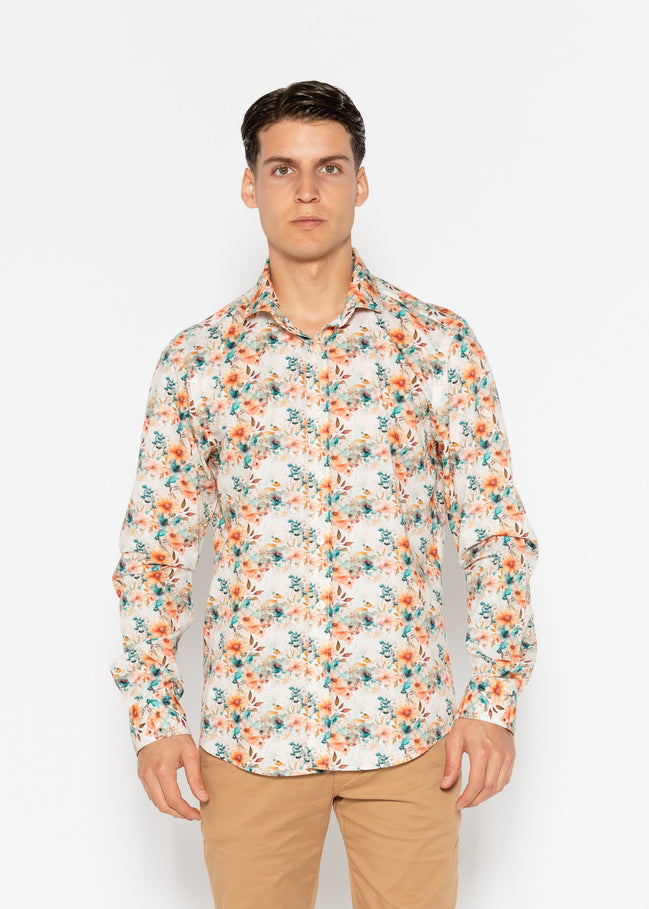 CAMISA ESTAMPADA DE ELASTÃO DE OUTONO