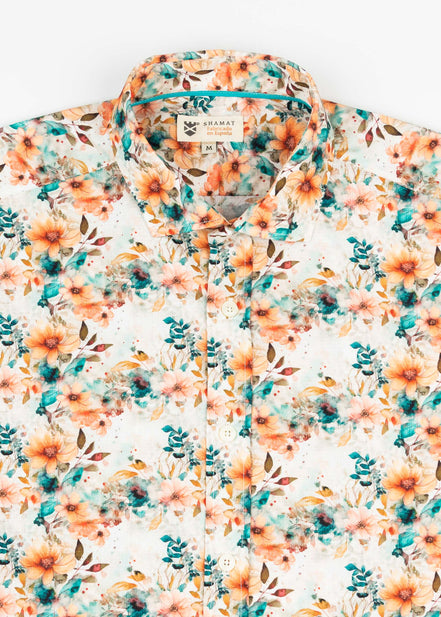 CAMISA ESTAMPADA DE ELASTÃO DE OUTONO