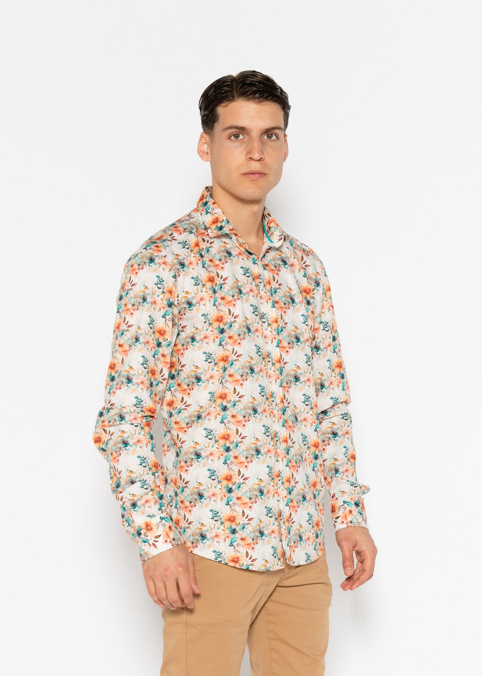 CAMISA ESTAMPADA DE ELASTÃO DE OUTONO