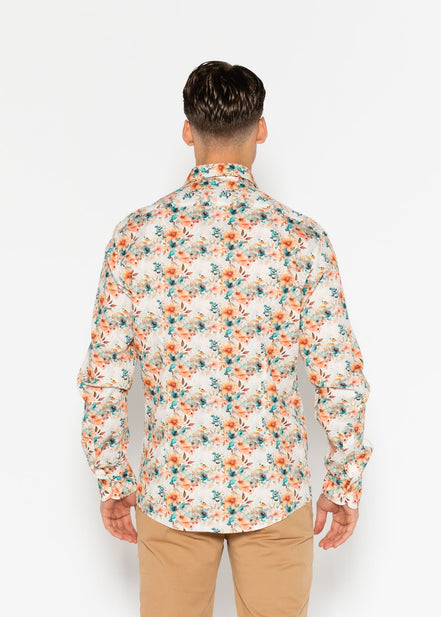 CAMISA ESTAMPADA DE ELASTÃO DE OUTONO