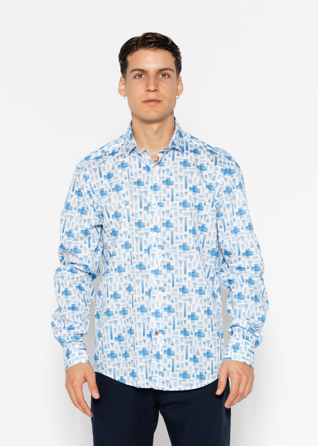 GREECE ELASTAN PRINTED SHIRT