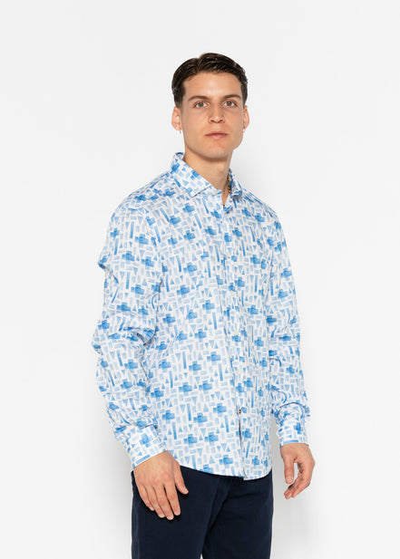 GREECE ELASTAN PRINTED SHIRT