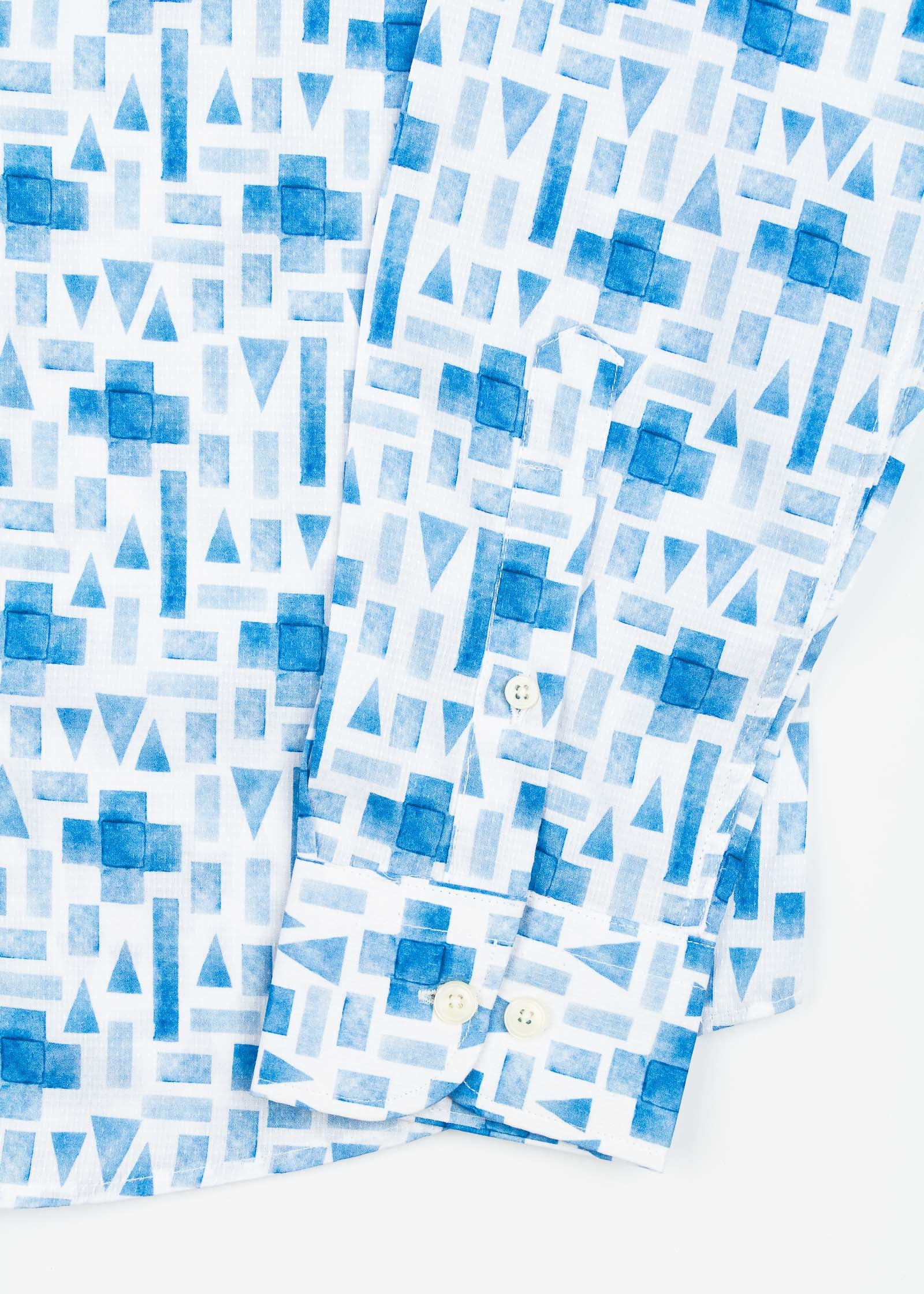 GREECE ELASTAN PRINTED SHIRT
