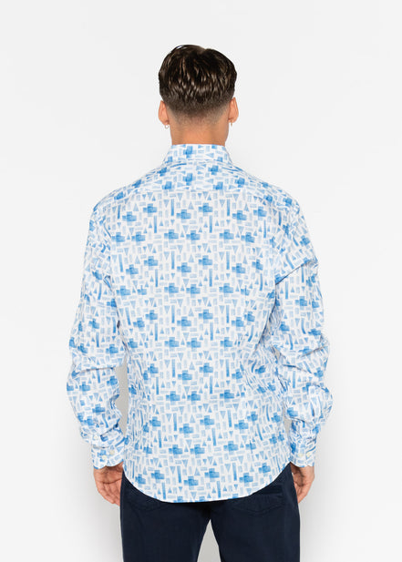 GREECE ELASTAN PRINTED SHIRT