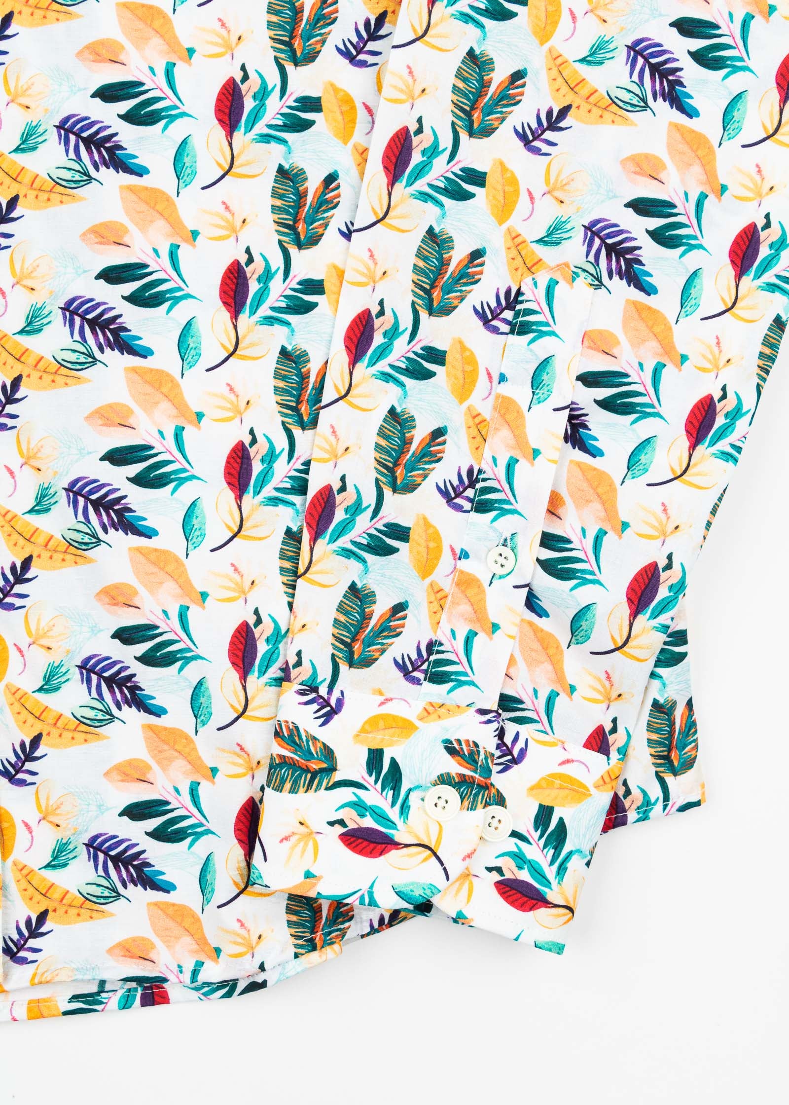 PAPAYA ELASTANE PRINTED SHIRT