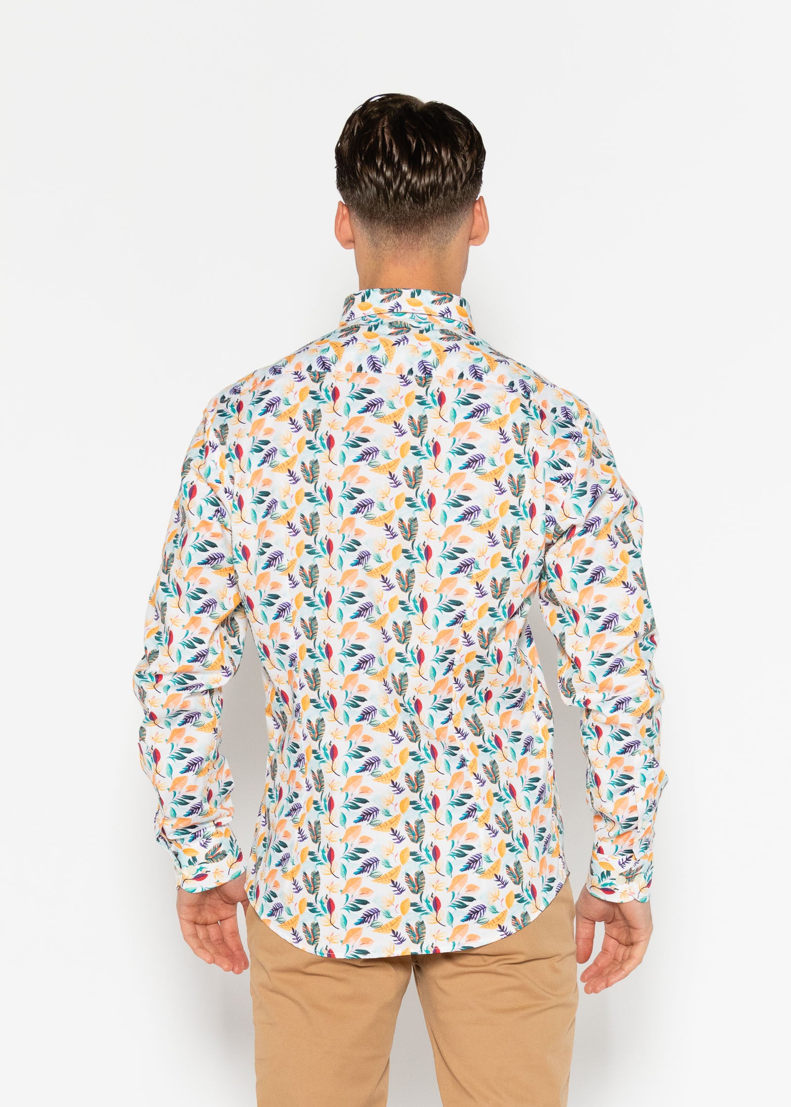 PAPAYA ELASTANE PRINTED SHIRT
