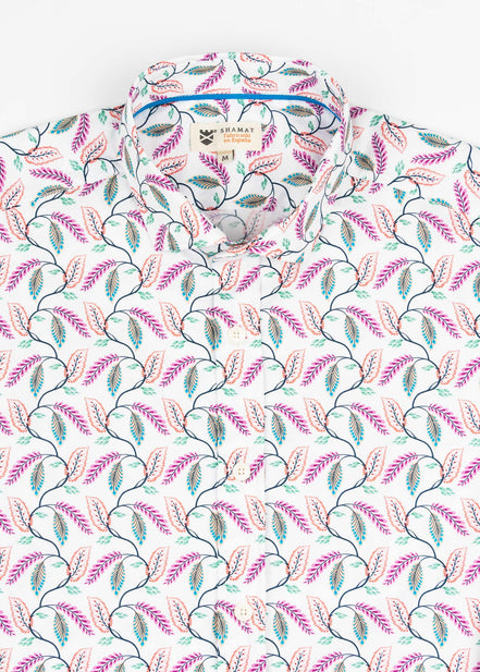 GARDEN ELASTAN PRINTED SHIRT