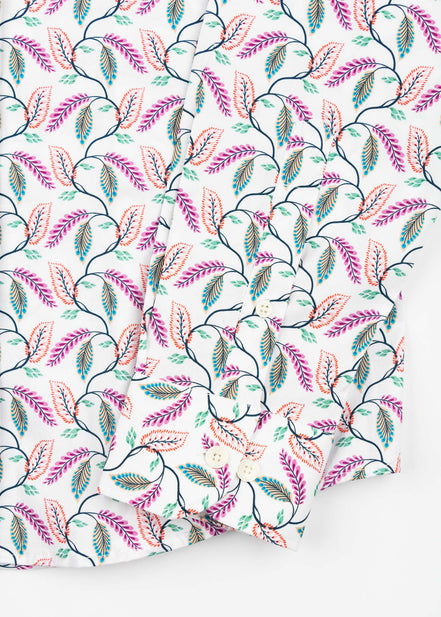 GARDEN ELASTAN PRINTED SHIRT