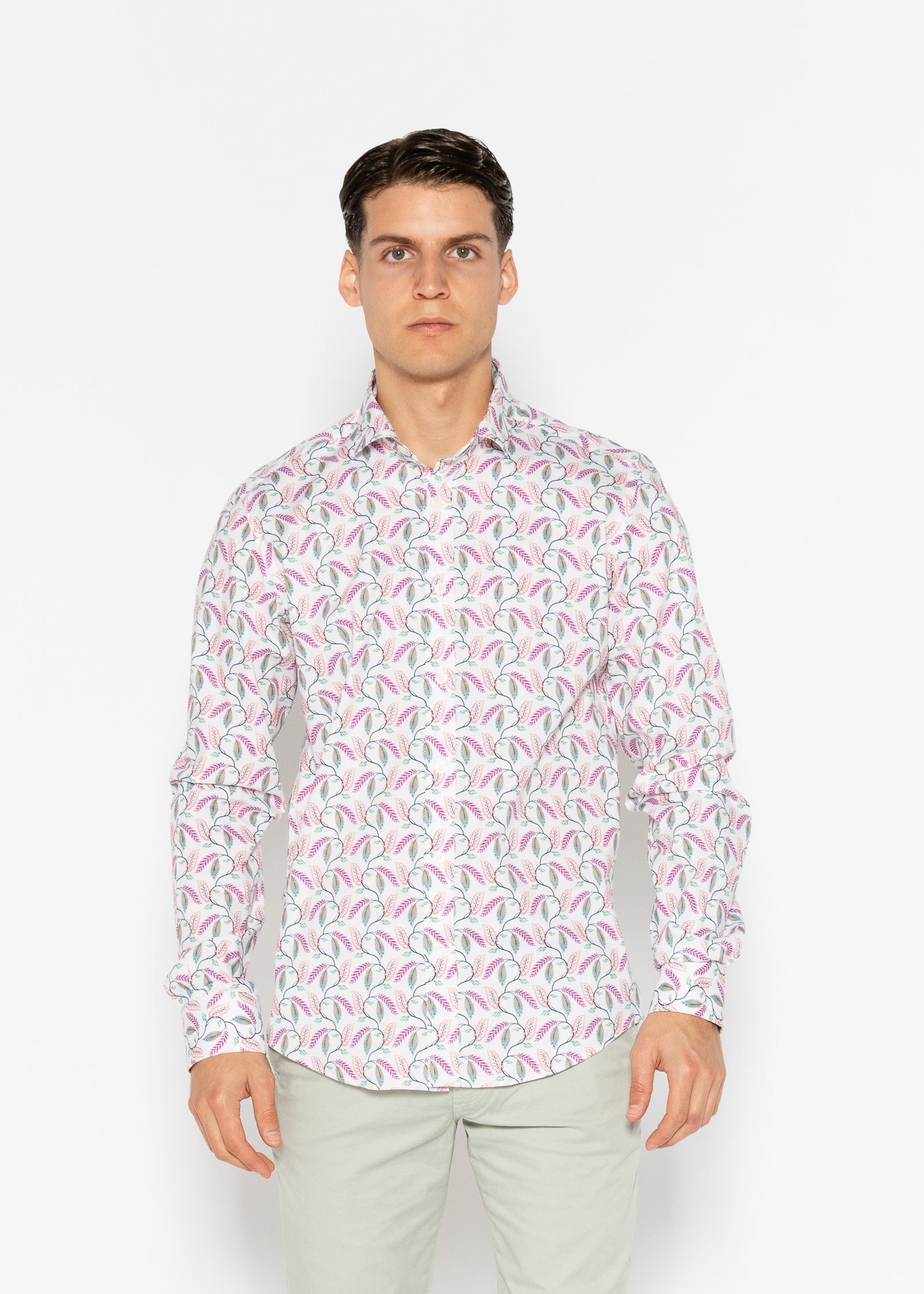 GARDEN ELASTAN PRINTED SHIRT