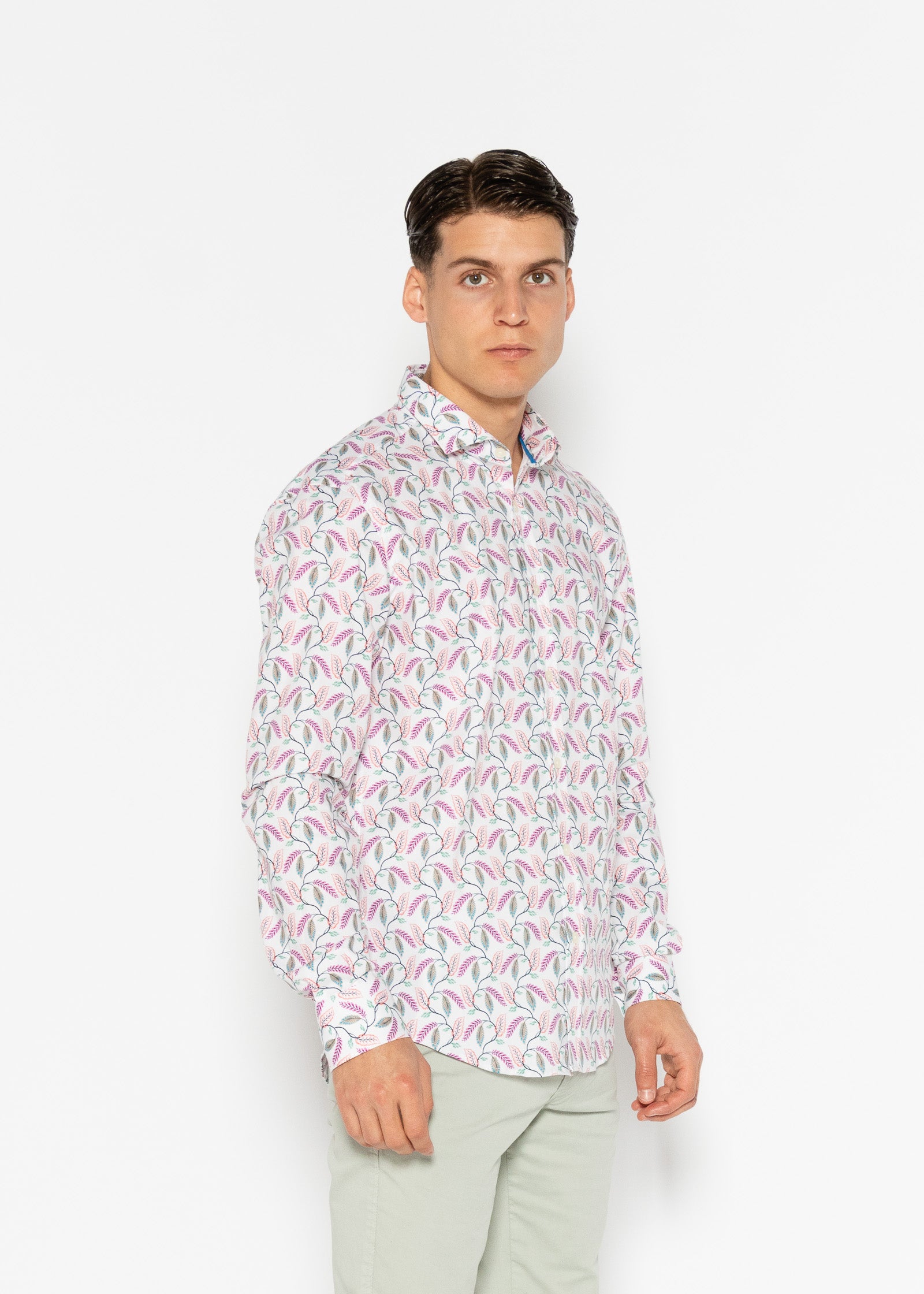 GARDEN ELASTAN PRINTED SHIRT