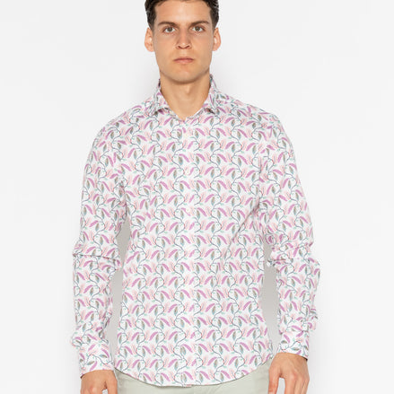 GARDEN ELASTAN PRINTED SHIRT
