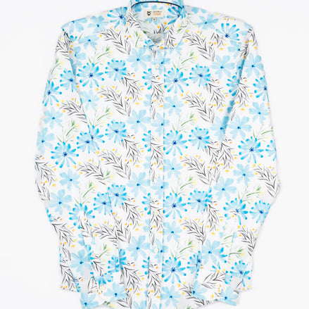 ELASTANE DAISY PRINTED SHIRT