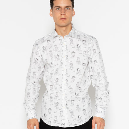FRIDA ELASTAN PRINTED SHIRT