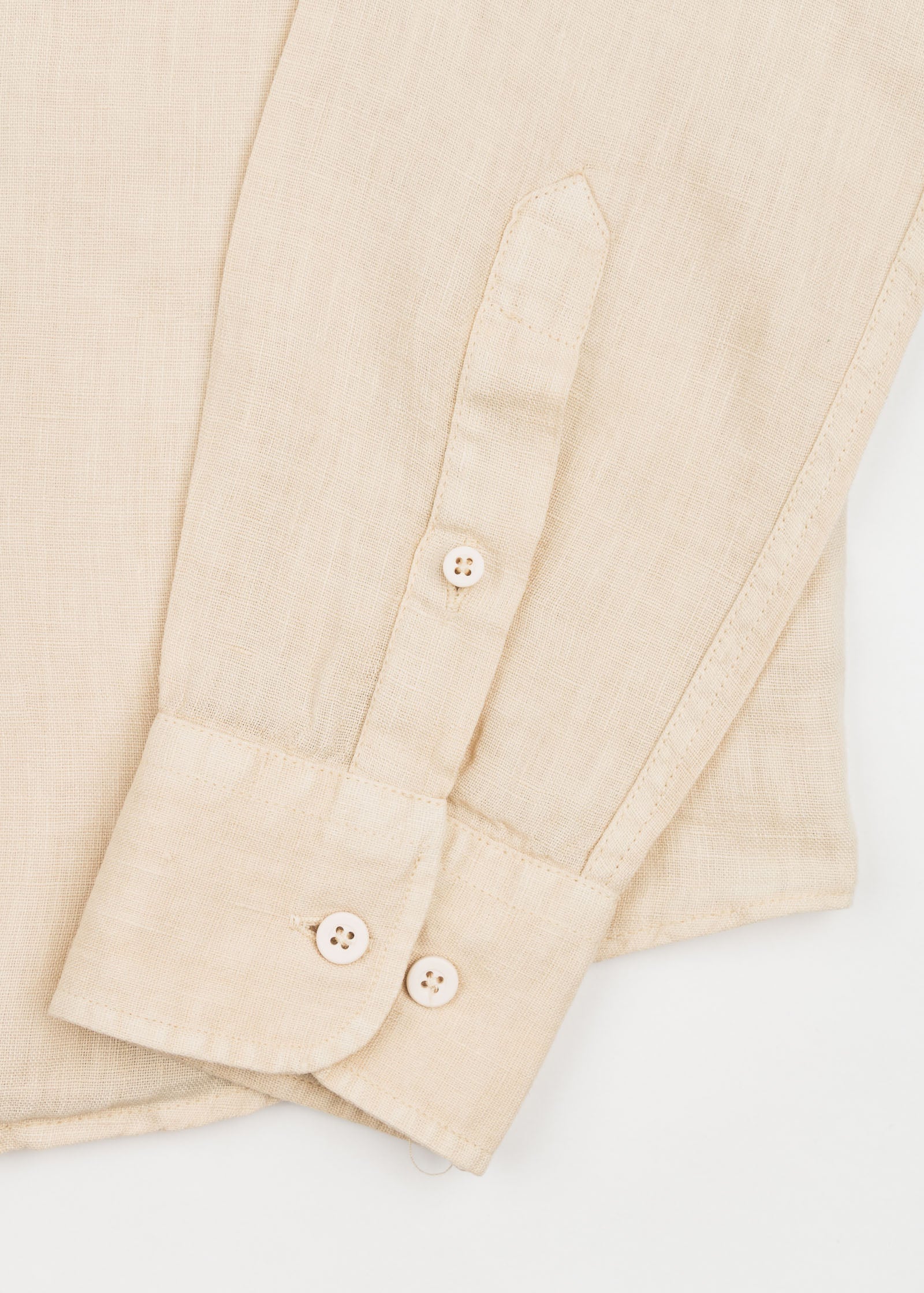 LINEN SHIRT WITH ITALIAN COLLAR